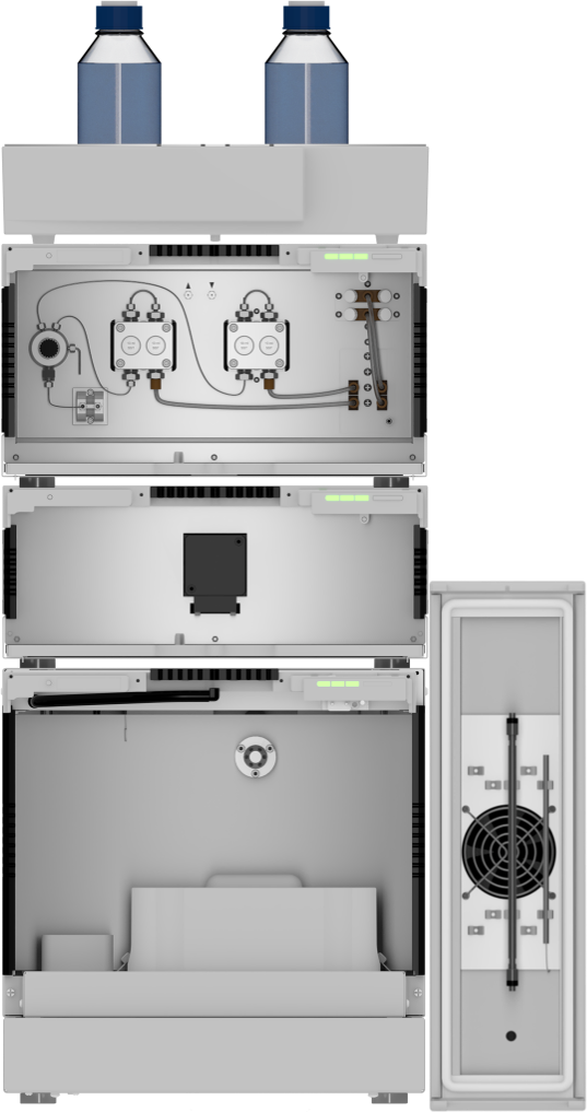 KNAUER AZURA HPLC 862 bar system with binary pump and UVD