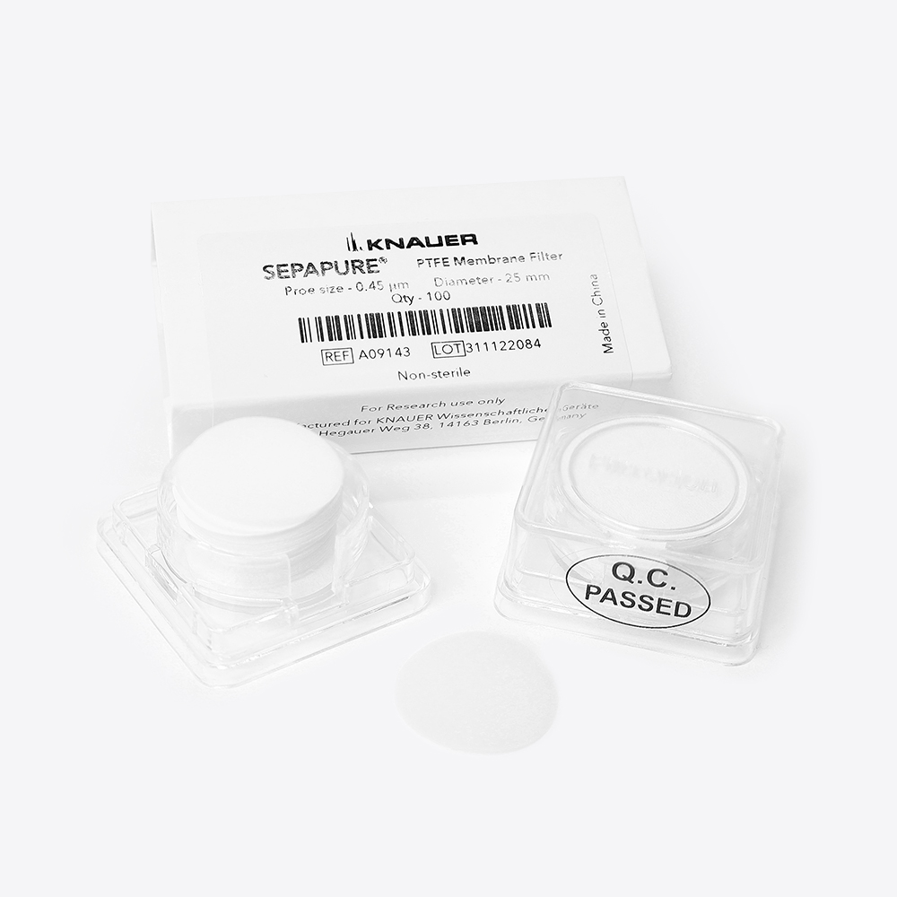 Sepapure® Membrane Disc Filter PTFE, 0.45 µm, 25 mm