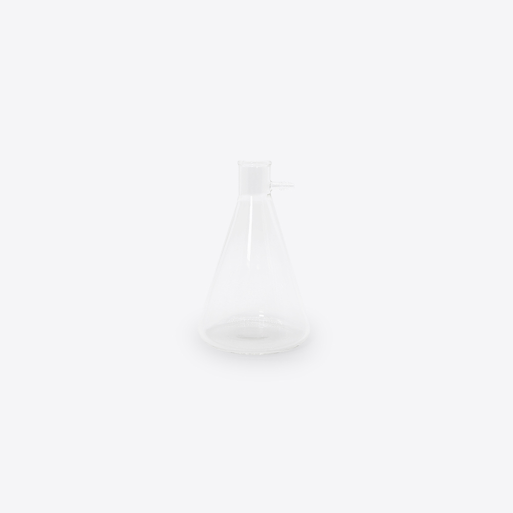 Glass Vacuum Filter Collection Flask, Rubber Joint, 1000 mL