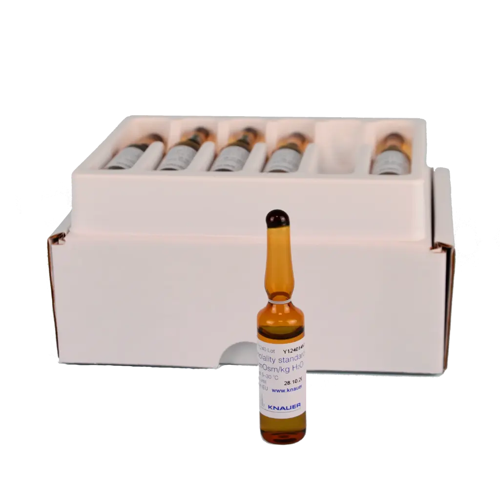 300 mOsmol/kg calibrating solution 12 vials, 5 ml each certified CoA available online Corresponding to product no. Y1240