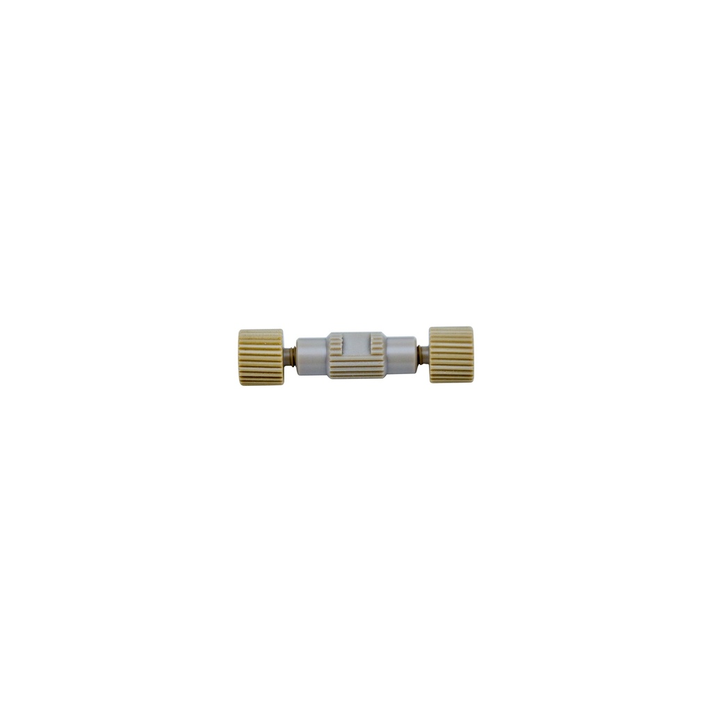 Coupling for 2 capillaries with 1/16" OD, PEEK 0.5 mm bore, suitable for classical HPLC