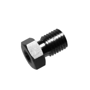 10 Verschraubungen für 1/8", SSt, ohne Dicht- und Klemmringe, SW 10, M8x1