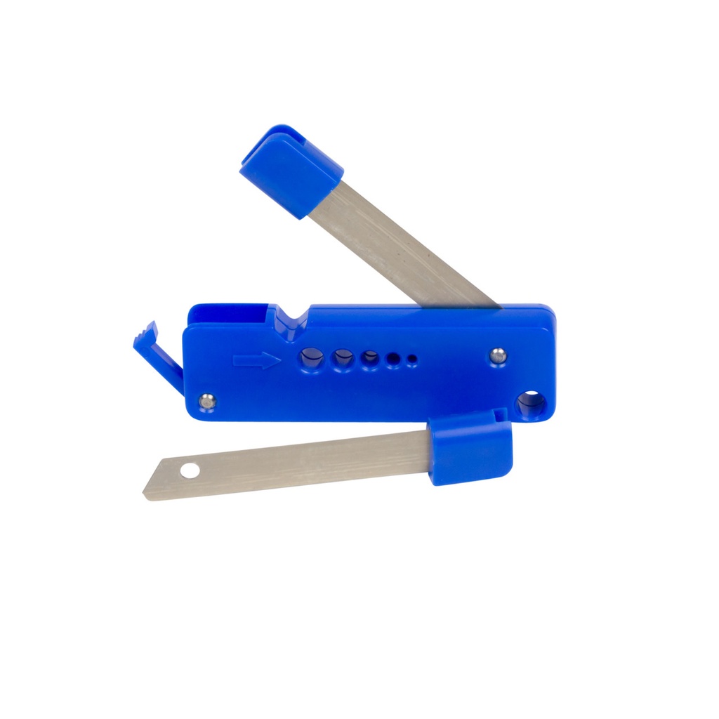 Capillary cutter for PEEK capillaries and tubings with OD up to 4 mm