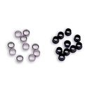 10 ferrules for 1/8" PEEK (1/4-28 Super Flangeless) with lock ring (stainless steel) 172 bar