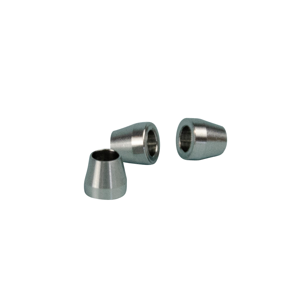 10 Ferrules for capillaries with 1/8" OD, stainless steel