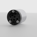 AZURA® V 4.1 Ventil, 10Port 2Pos o. Antrieb, 1200 bar, 10-32 UNF 0,3 mm Bohrung, SSt-DLC/Vespel