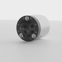 AZURA® V 4.1 Column selection valve, Special 10-Port w/o drive, 1200 bar, 1/16" 10-32 UNF, 0.2 mm bore size, SSt-DLC/Vespel