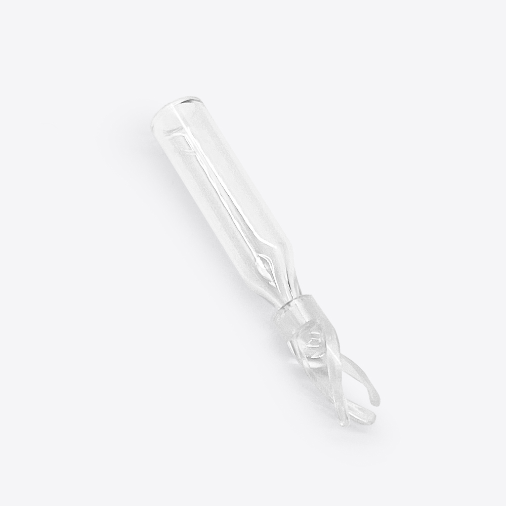 250 µL-Einsatz für 1,5 mL Vials, abgerundeter Boden mit Plastikfeder, 100 St