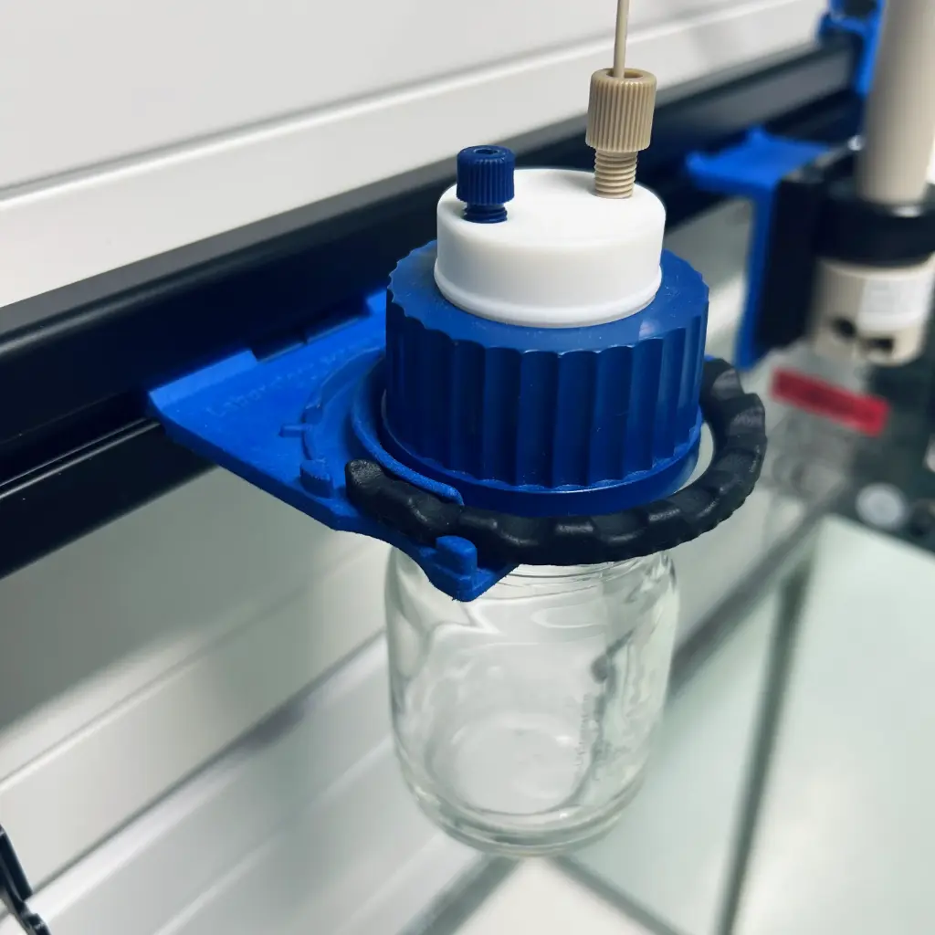 AZURA® SmartClick Holder for laboratory threaded bottles 100 - 1000 ml (GL45) 