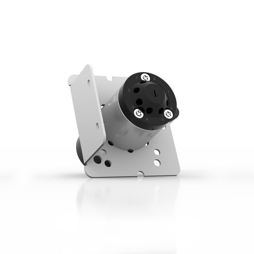 [AVI38AC] AZURA® V 4.1 Valve, Manual 8Port 2Pos, 1200 bar, 1/16" 10-32 UNF, 0.3 mm bore size, SST-DLC/Vespel