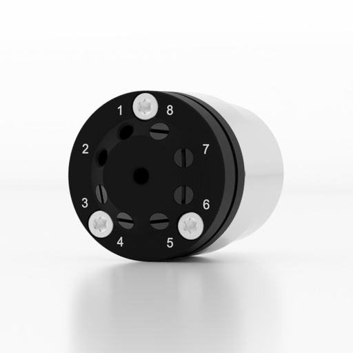 [AVS85AH] AZURA® V 4.1 Valve, 2Port MultiPos w/o drive, Patented Break-free rotor seal, 300 bar, 1/16" 10-32 UNF, 0.75 mm bore, SST-DLC/PEEK