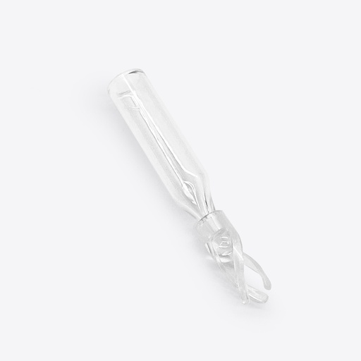 [A09360] 250 µL-Einsatz für 1,5 mL Vials, abgerundeter Boden mit Plastikfeder, 100 St