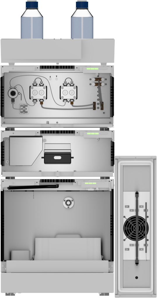 KNAUER AZURA HPLC 862 bar system with binary pump and DAD