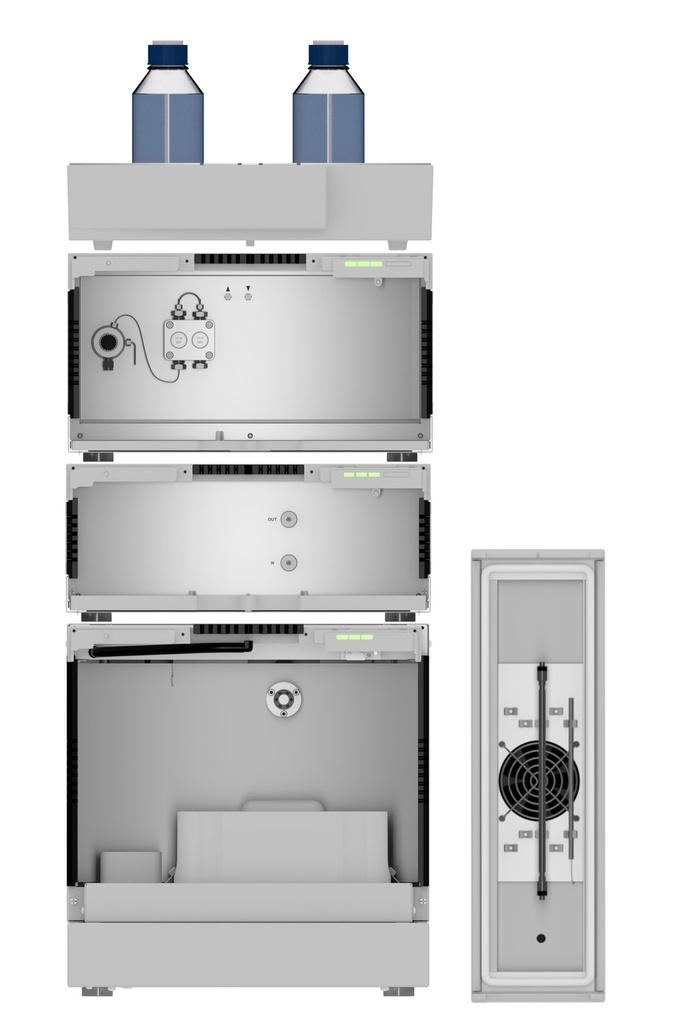 KNAUER AZURA HPLC 862 bar system with isocratic pump and RID