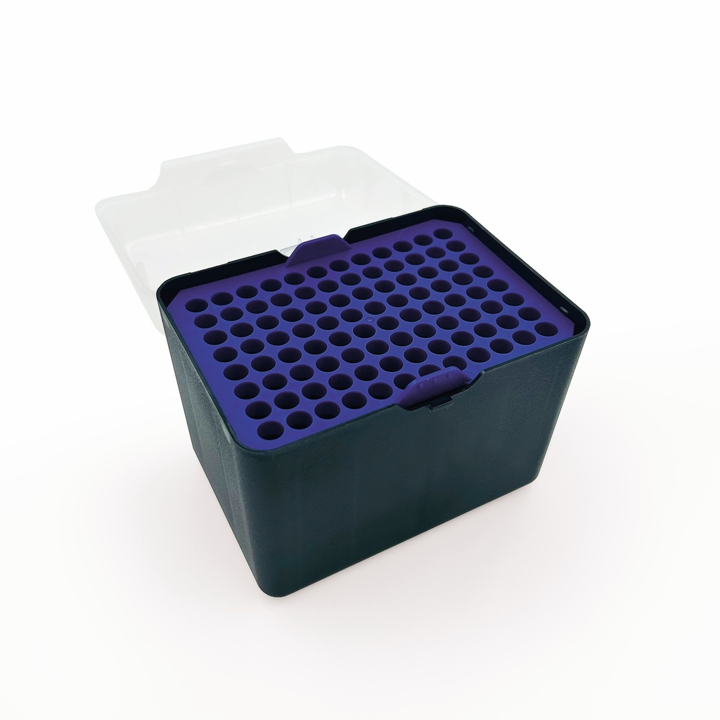 Empty Rack Boxes for 1250 µl Pipette Tips, 8 Pcs