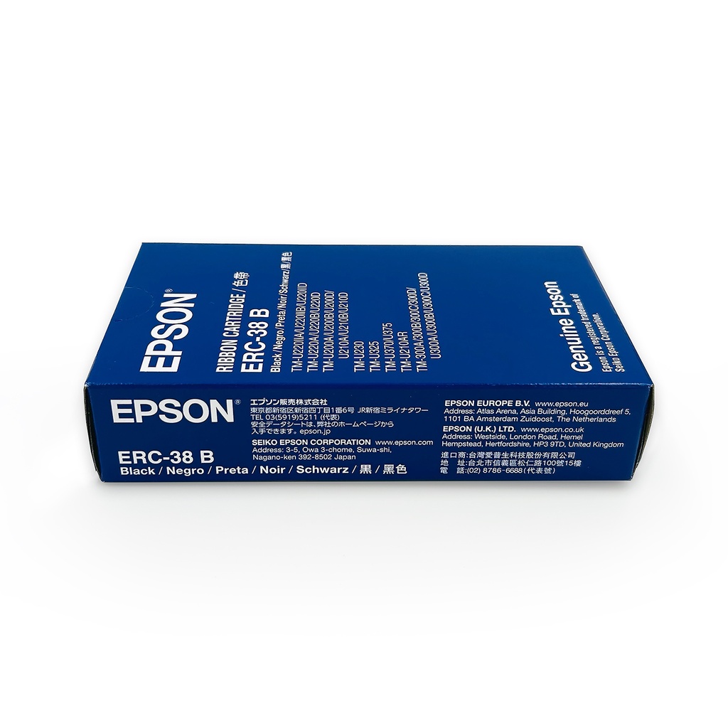 Farbband schwarz für Bondrucker A3711 ERC-38 (B) Black Epson