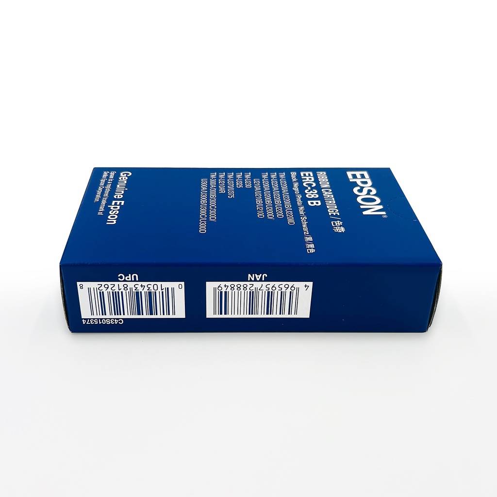 Farbband schwarz für Bondrucker A3711 ERC-38 (B) Black Epson