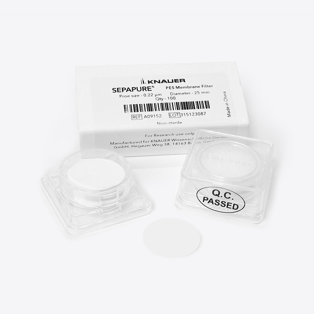Sepapure® Membrane Disc Filter PES, 0.22 µm, 25 mm, 100 Pcs