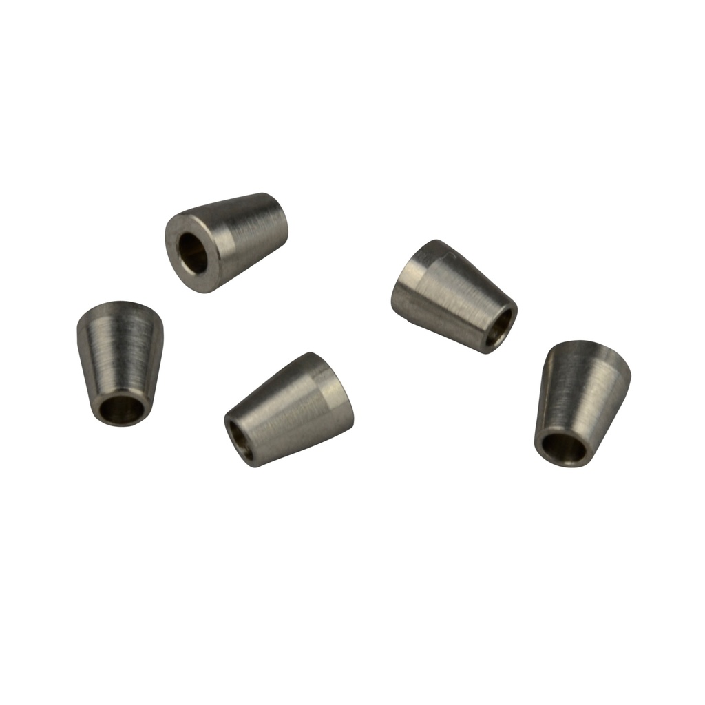 100 Ferrules for capillaries with 1/16" OD, stainless steel