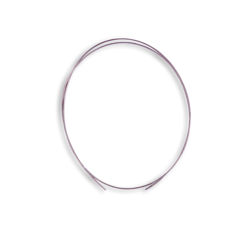 1 Hastelloy C Kapillare, 1/16" AD, 0,5 mm ID, 100 cm Länge auf Ring Ø70 wickeln