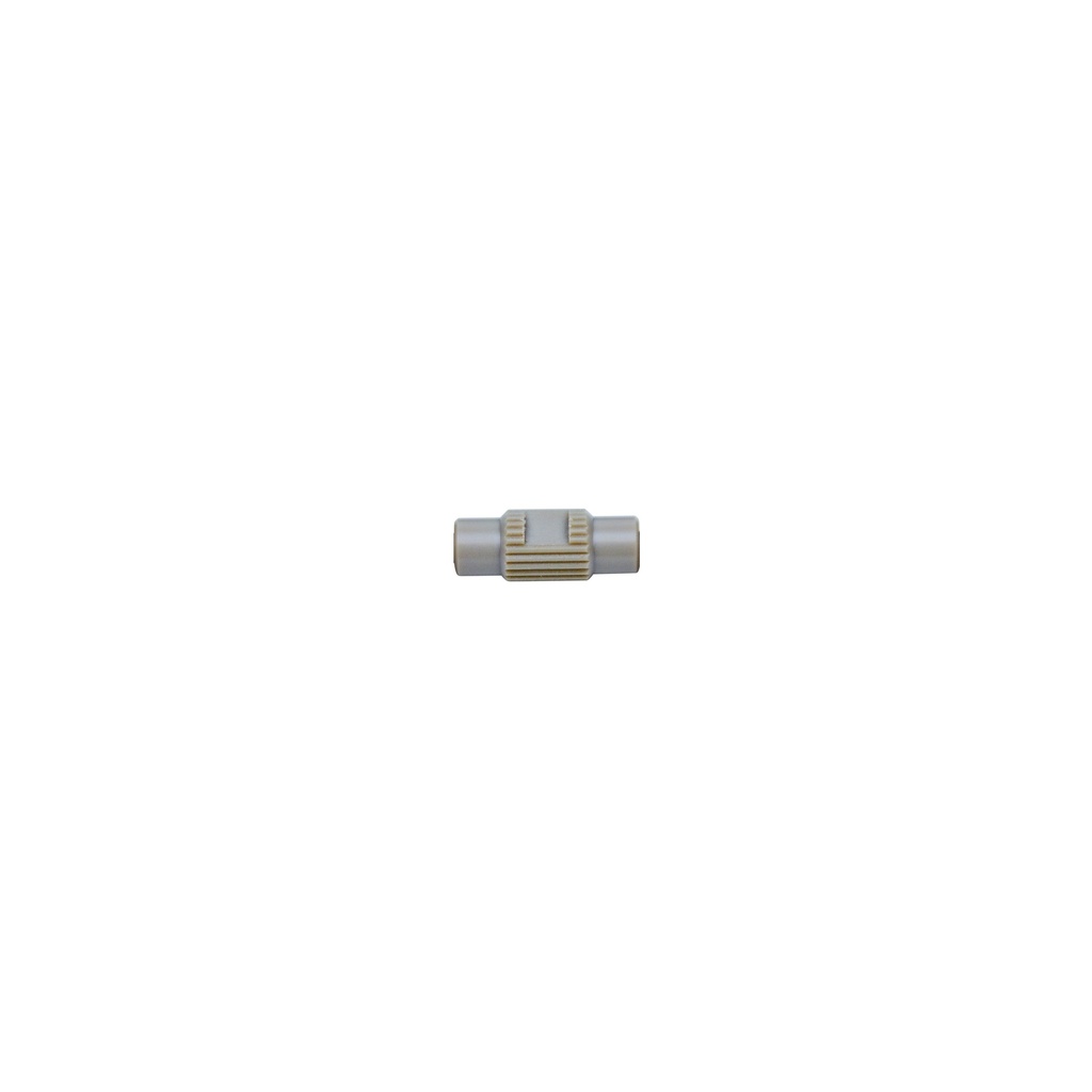 Kupplung zur Verbindung von 2 Kapillaren mit 1/16" AD PEEK, 0,5 mm Bohrung, ohne fittinge für klassische HPLC geeignet