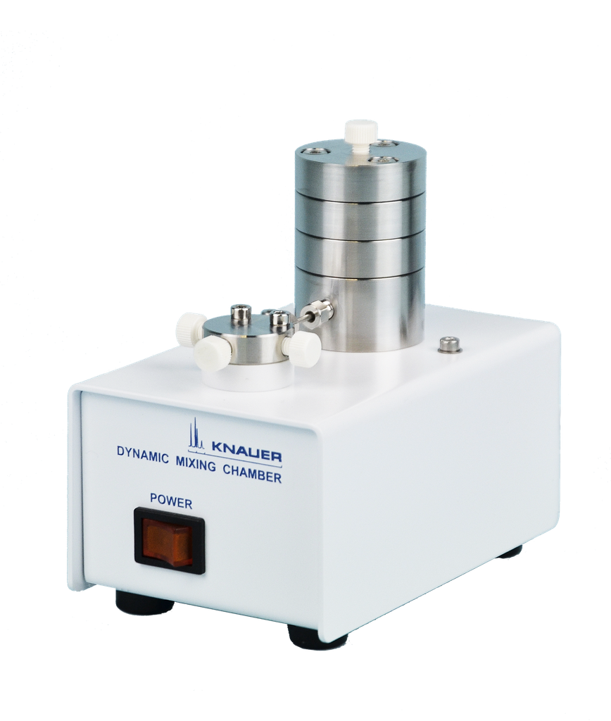 Dynamische Mischkammer, Edelstahl, analytisch, 1/16", mit Zubehör 230 V