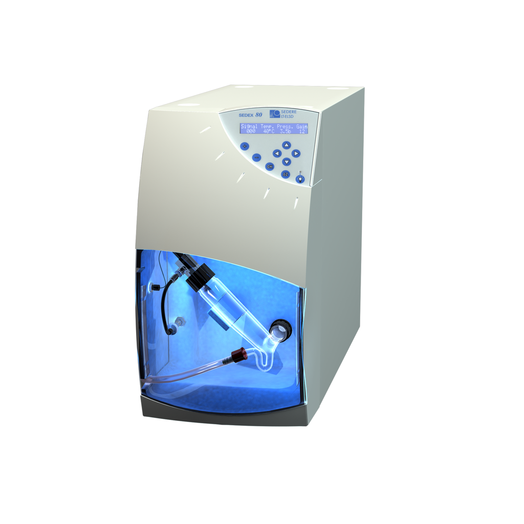 SEDEX LT-ELSD 80LT Low-Temperature Evaporative Light-Scattering Detector, HPLC Nebulizer, RS-232 Option, 230 V