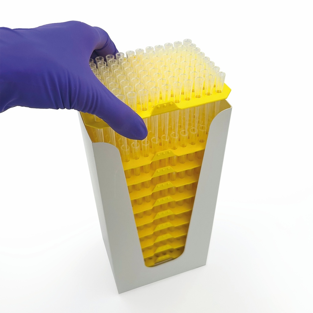 Pipette Tips, 1-200 µl, clear, reload, 10 x 96 Pcs