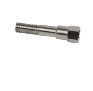 DYNASEAL-Verbindungssystem für 1/8", 4 lange Verschraubungen, SSt, hexagonaler Kopf, ohne Dicht- und Klemmringe, M8x1, SW 10mm