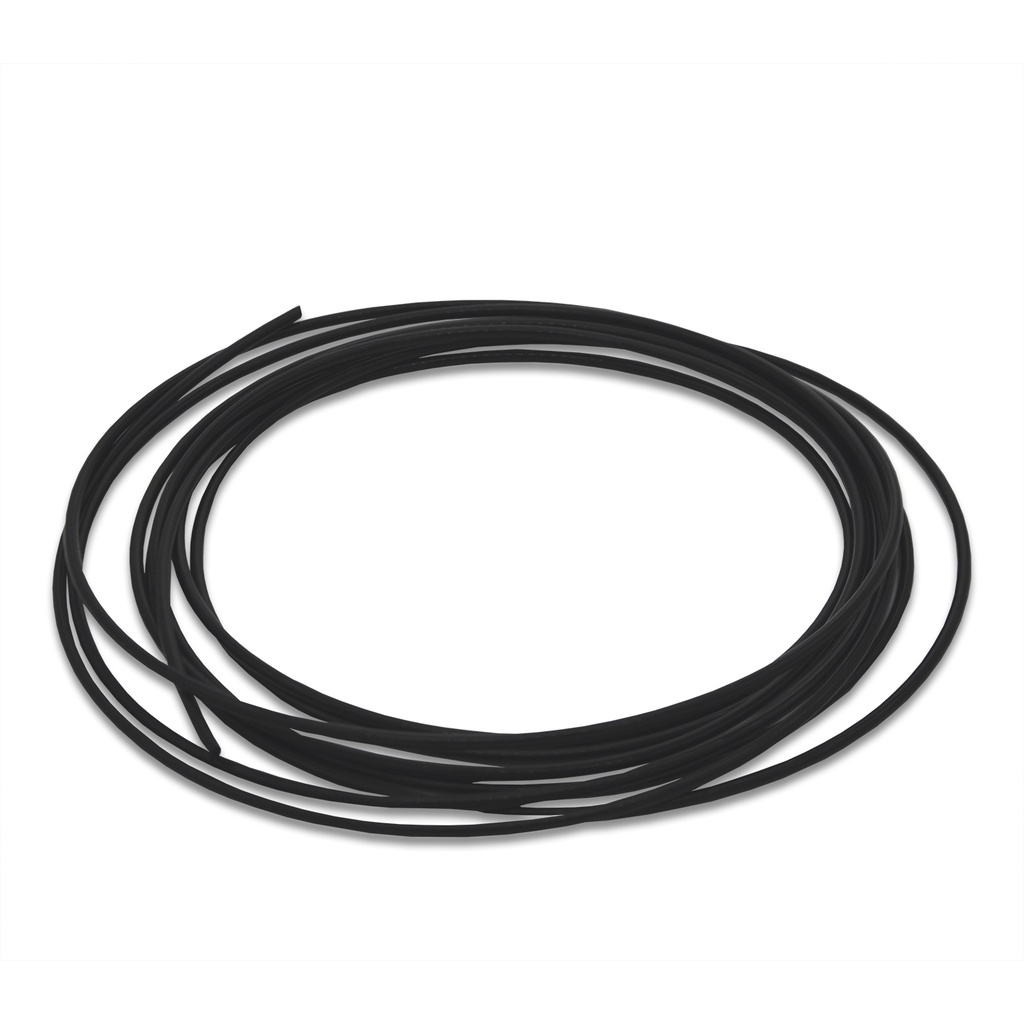 PTFE Antistatic Tubing, black, 1/8'' OD, 1/16" ID wall thickness 0.8 mm, pmax=35bar variable length by meter