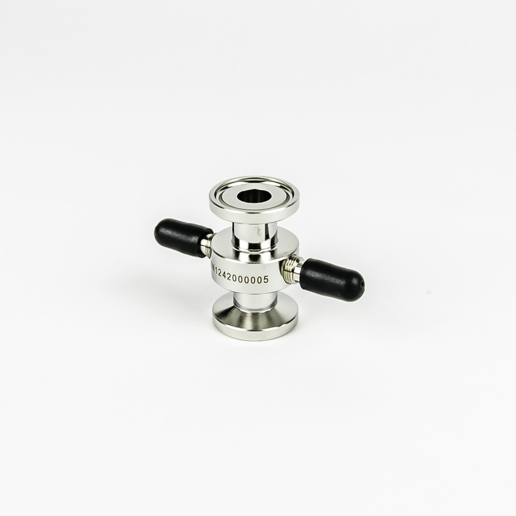 UV Flow Cell, Preparative, Fiber Optics, Variable Flowpath , 0.5/1.25/2 mm, SSt, 1/2" TriClamp, 80 bar, up to 10000 ml/min