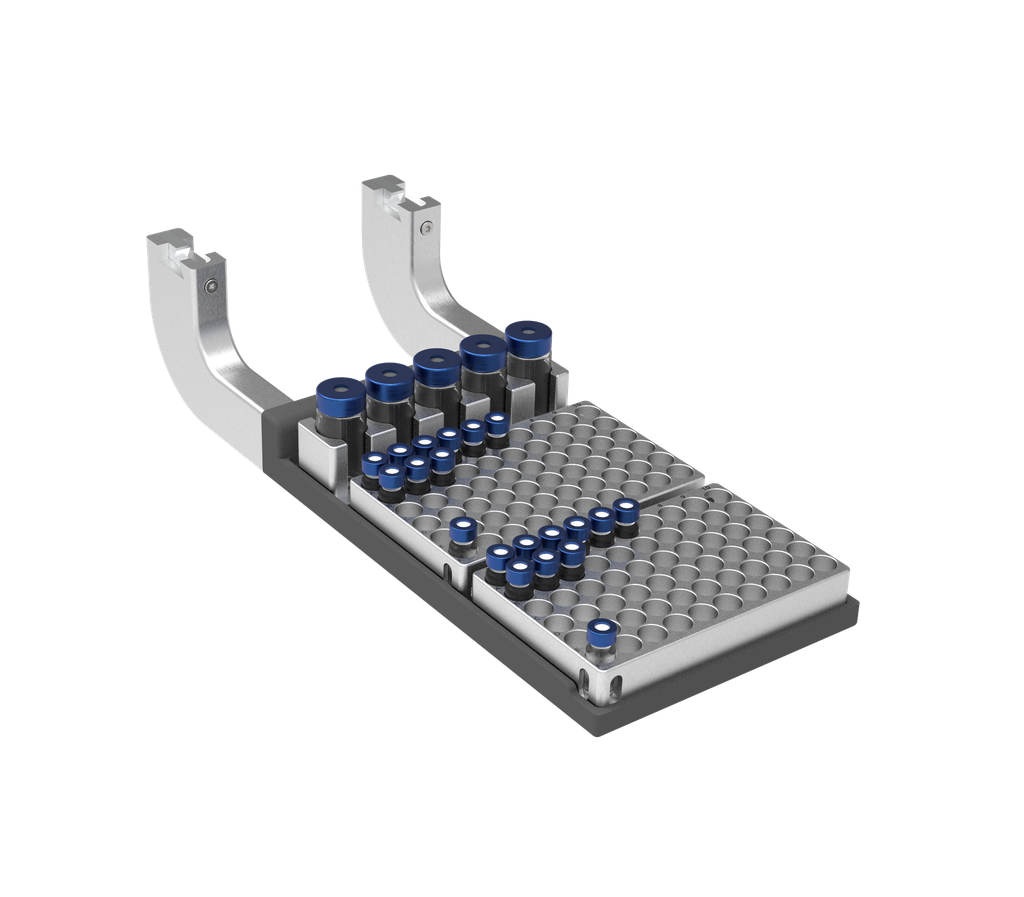 Manual sample rack holder for LH 8.1, without racks