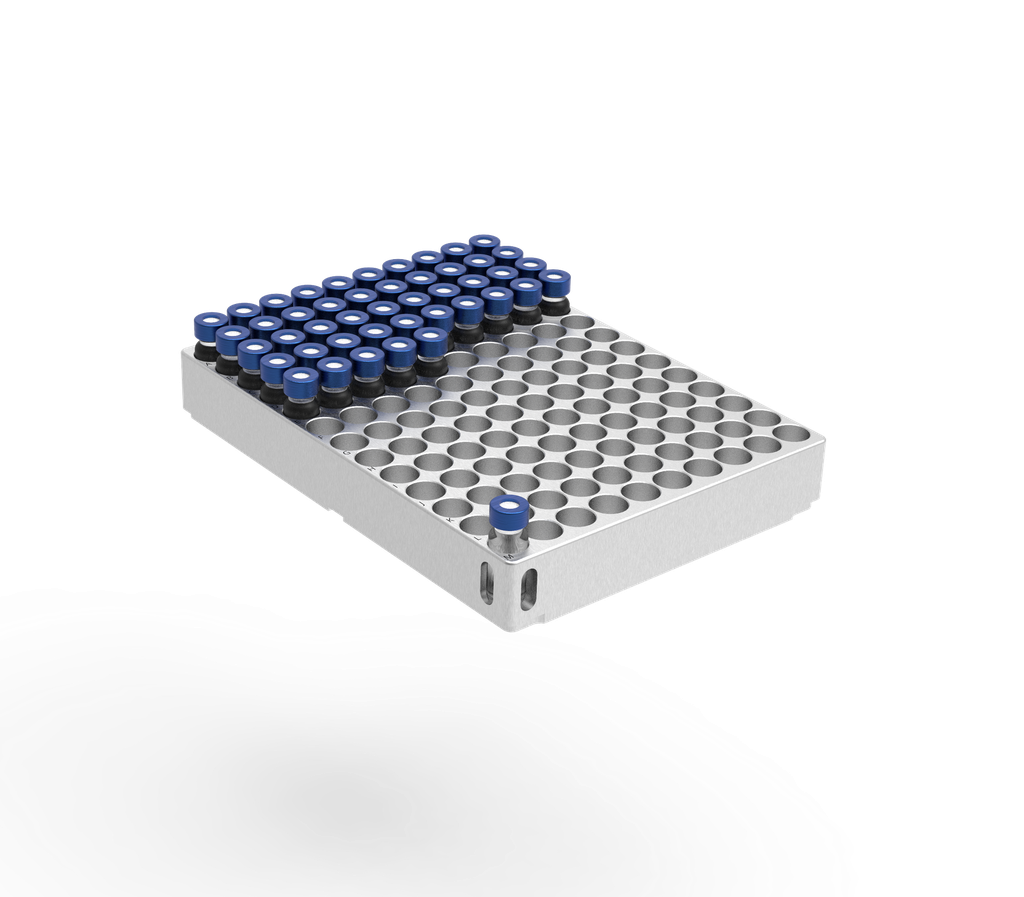 Sample rack 130 x 1.5 ml vials for LH 8.1 Robotic Cooler or manual rack holder