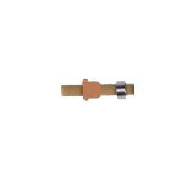 1 Ferrule for 1/8" PEEK (1/4-28 Super Flangeless) with lock ring (stainless steel)