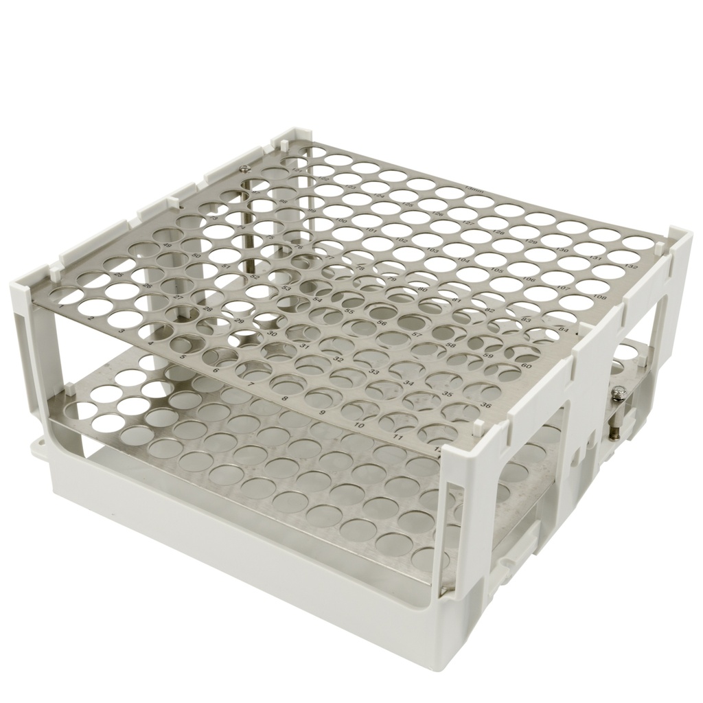 Rack for 144 vials 13 mm for fraction collector Foxy® R1/R2