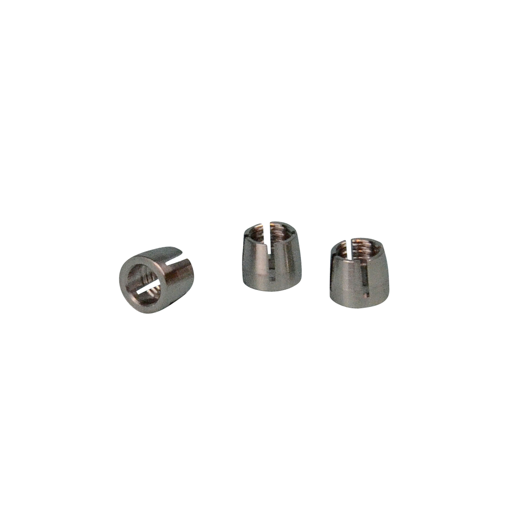 Split-grooved clamp ring for 1/8" capillary, Titanium, for 1/8" Port UNF 1/4-28, 1 pcs.