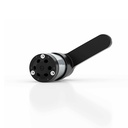 AZURA® V 4.1 Ventil, Manuelles 6Port 2Pos, 100 bar, 1/8" 1/4-28 UNF coned, 2 mm Bohrung, PEEK/PEEK