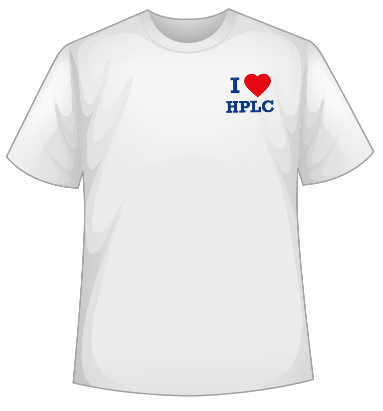 T-Shirt "I love HPLC" - Size S