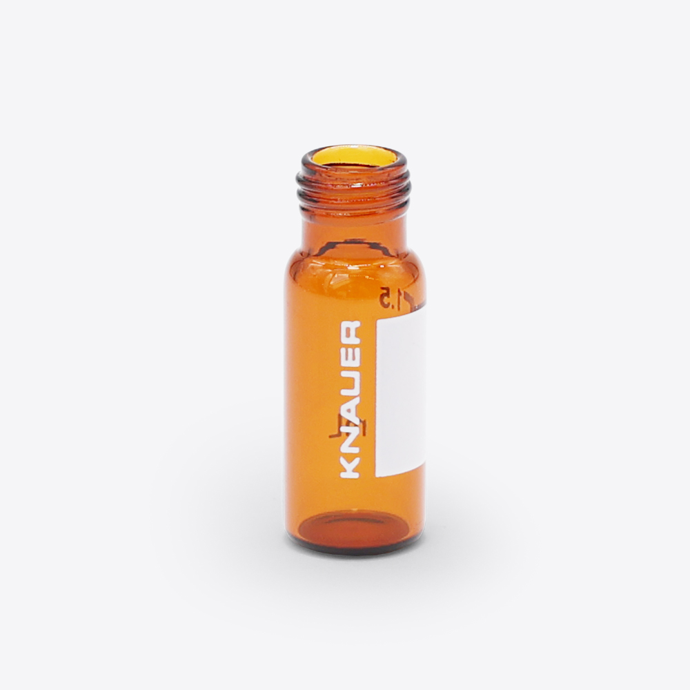 Amber Glass Short Thread Vials, ND 9, 1.5 ml, 100 pcs.