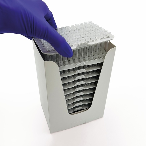 [A09521] Pipette Tips, 0.1-10 µl XL/20 µl, clear, reload, 10 x 96 Pcs