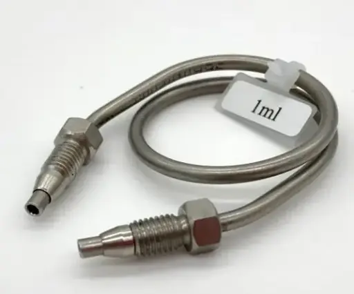[A142609] Sample loop 1 ml stainless steel, Thread UNF 1/4-28 for 1/8", ID 2.2 mm