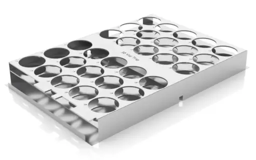 [A500507] Probenhalter für präperative Anwendungen, 30×10 ml Vials, für AS 3950/6.1L (FW 1.18 oder höher notwendig)