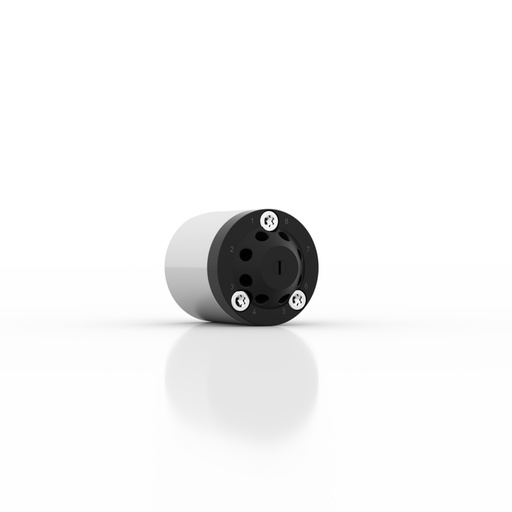 [AVC38AC] AZURA® V 4.1 Ventil, 8Port 2Pos o. Antrieb, 1200 bar, 1/16" 10-32 UNF, 0,3 mm Bohrung, SST-DLC/Vespel