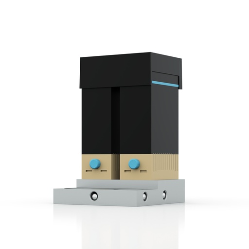 [AZZ00AA] NDG-BLOCK FÜR PUMPE P 2.1L binär, Edelstahl max. Flussrate 800 ml/min