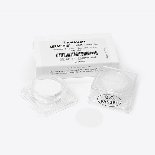 [A09133] Sepapure Membranfilter CA, 0,45 µm, 25 mm 100 St