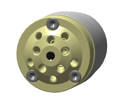 [AVD43CE] AZURA® V 4.1 Valve, 10Port 2Pos w/o drive, 100 bar, 1/16" 10-32 UNF, 0.75 mm bore size, PEEK/PEEK